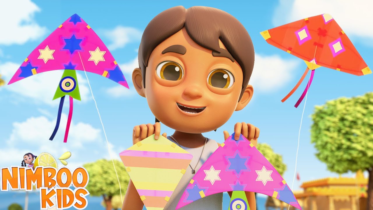 Neeli Peeli Patang, नीली पीली पतंग, Nursery Rhyme in Hindi