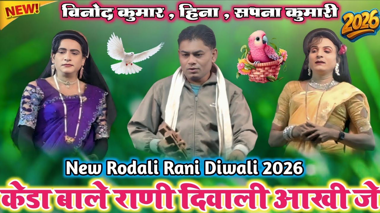 केडा बाले राणी दिवाली 🌾Rani Diwali Rodali 2026 🚩 विनोद कुमार &  हिना , सपना कुमारी 
