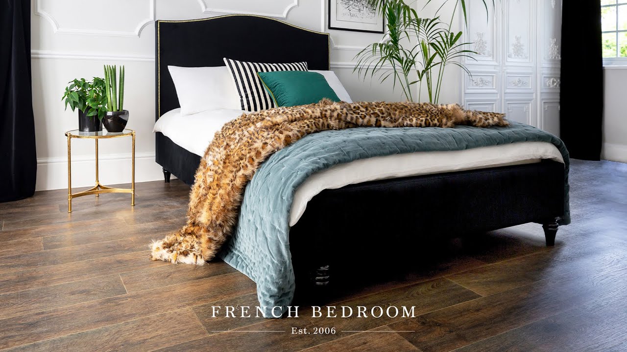 French Bedroom | Leopard Print Faux Fur Throw
