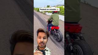 Fastest ev scooter 🛵 0 - 100 in 2 seconds 🔥 #ev #evscooter #reaction #electricvehicle