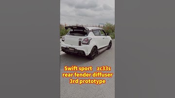 #Shorts Suzuki Swift Sport zc33s rear fender diffuser 3rd prototype