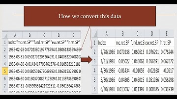 How to fix CSV data in to columns
