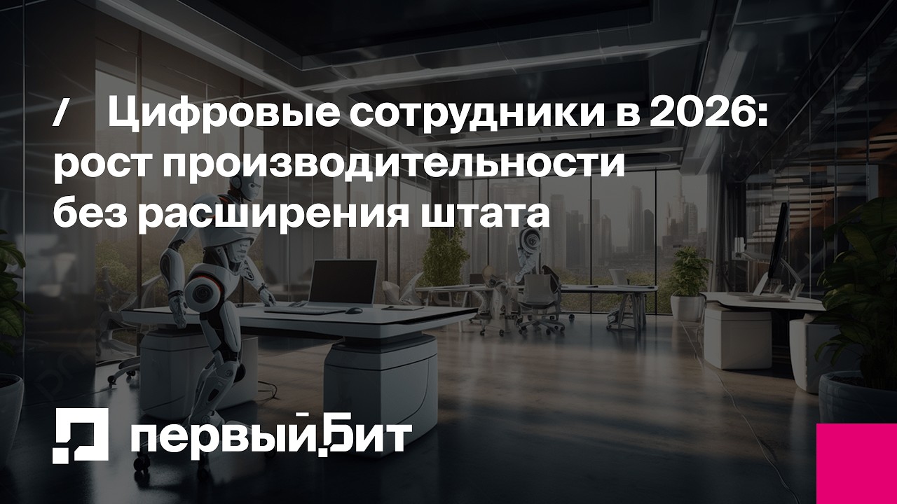 Цифровые сотрудники в 2026: рост производительности без расширения штата | Первый Бит