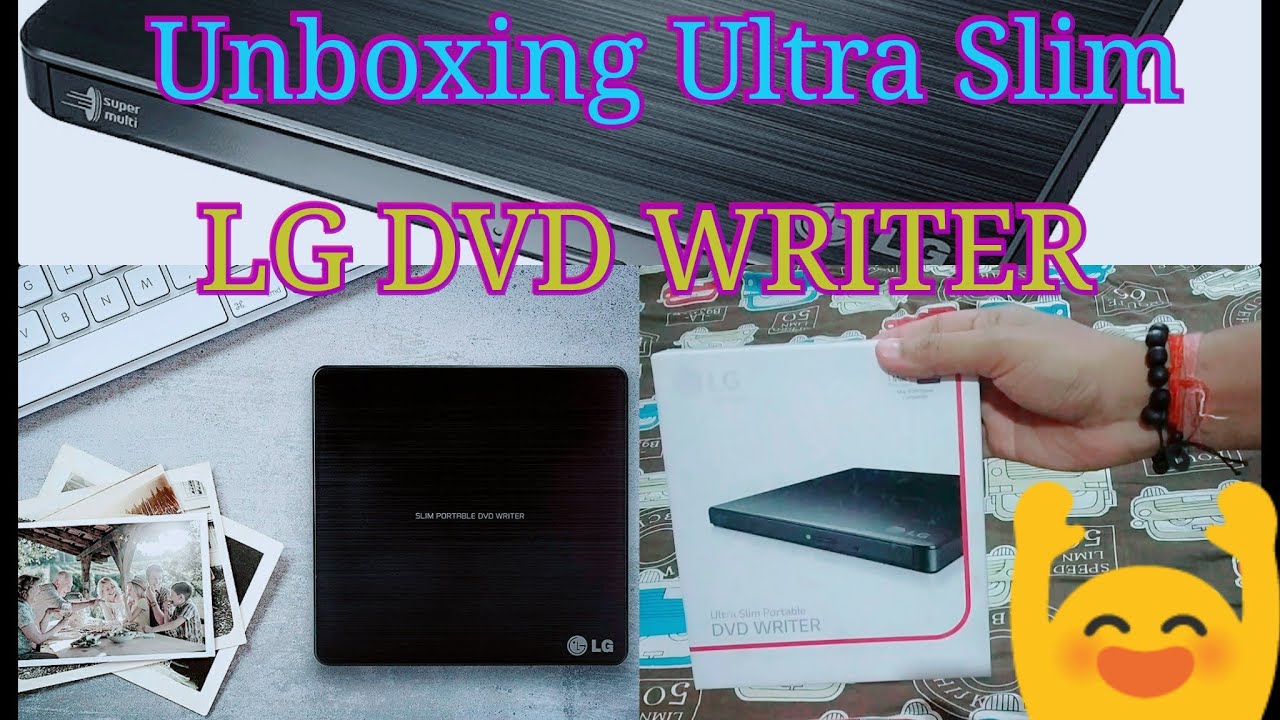 LG Ultra Slim Portable DVD Writer Unboxing LG External ODD External USB DVD Player & Writer