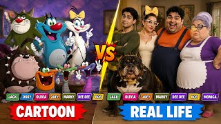 Oggy and the Cockroach character in real life #youtube #cartoon #reallife 