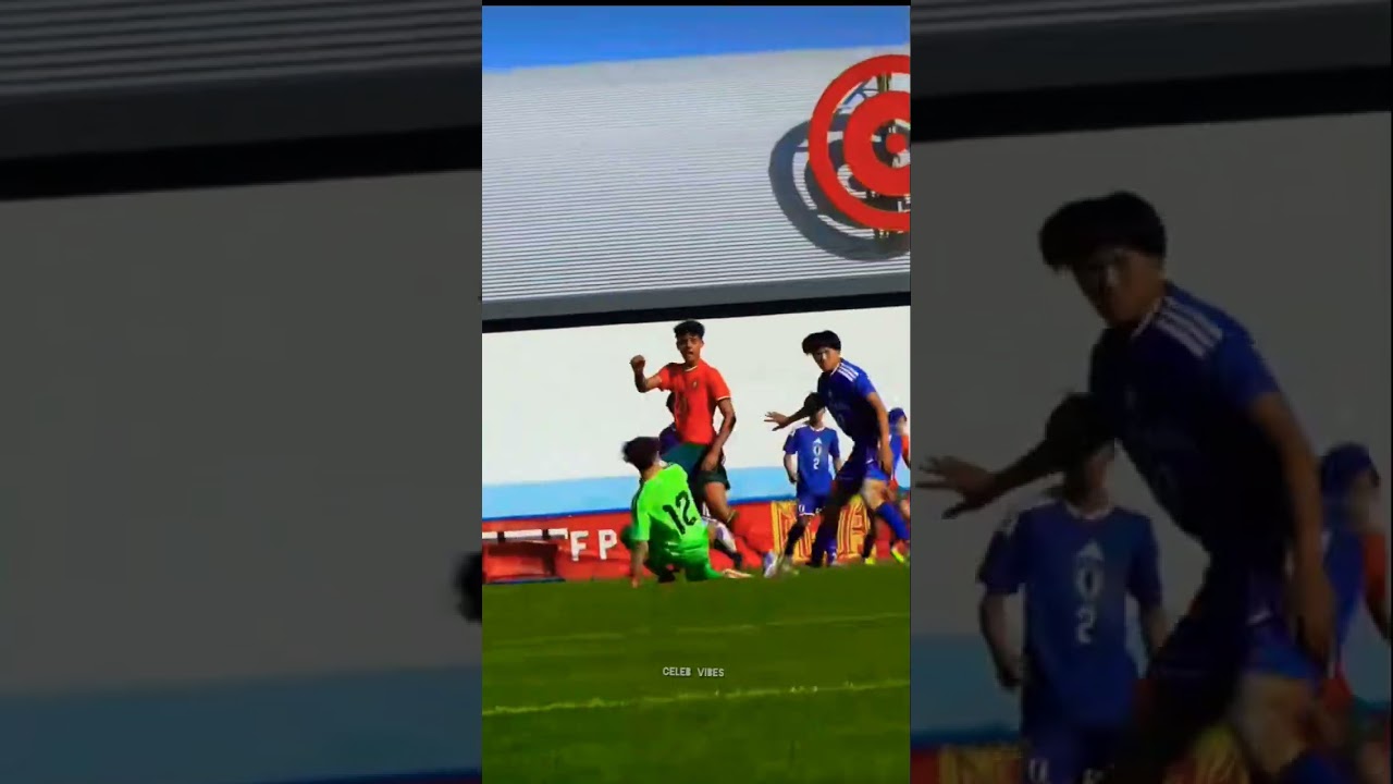 Cristiano Ronaldo Jr at Portugal U16 😇