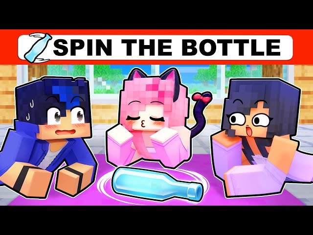 Minecraft but it's DRAMA SPIN THE BOTTLE! class=