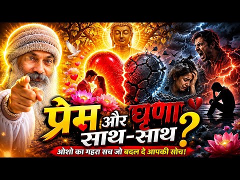 प्रेम और घृणा एक साथ क्यों चलते हैं? | Osho Hindi Discourse