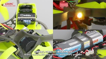 【NEW】LDARC ET75 PNP-HD/FPV 3S CineWhoop，support Video record/Caddx Turtle V2/1080P 60fps ,