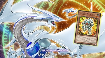 1 Card = Cosmic Blazar Dragon ! Junk Meister & Junk Armor DECK NEW CARD -  YUGIOH
