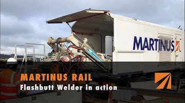 Flash Butt Welder In Action