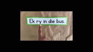 Graad 1 Afrikaans addisionele taal: klanke sinne u