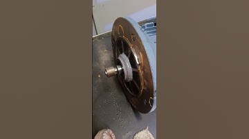 Testing the adapted motor with break, before install it#engineering #maintenance #automation