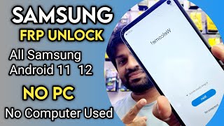 All Samsung Frp Unlock Without Pc  Latest Security 2022  No Computer Used  googlechacha