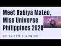 Philippines miss universe 2020 rabiya mateoangelita koligado