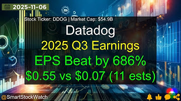 Datadog (DDOG|$54.9B) - 2025 Q3 Earnings Analysis