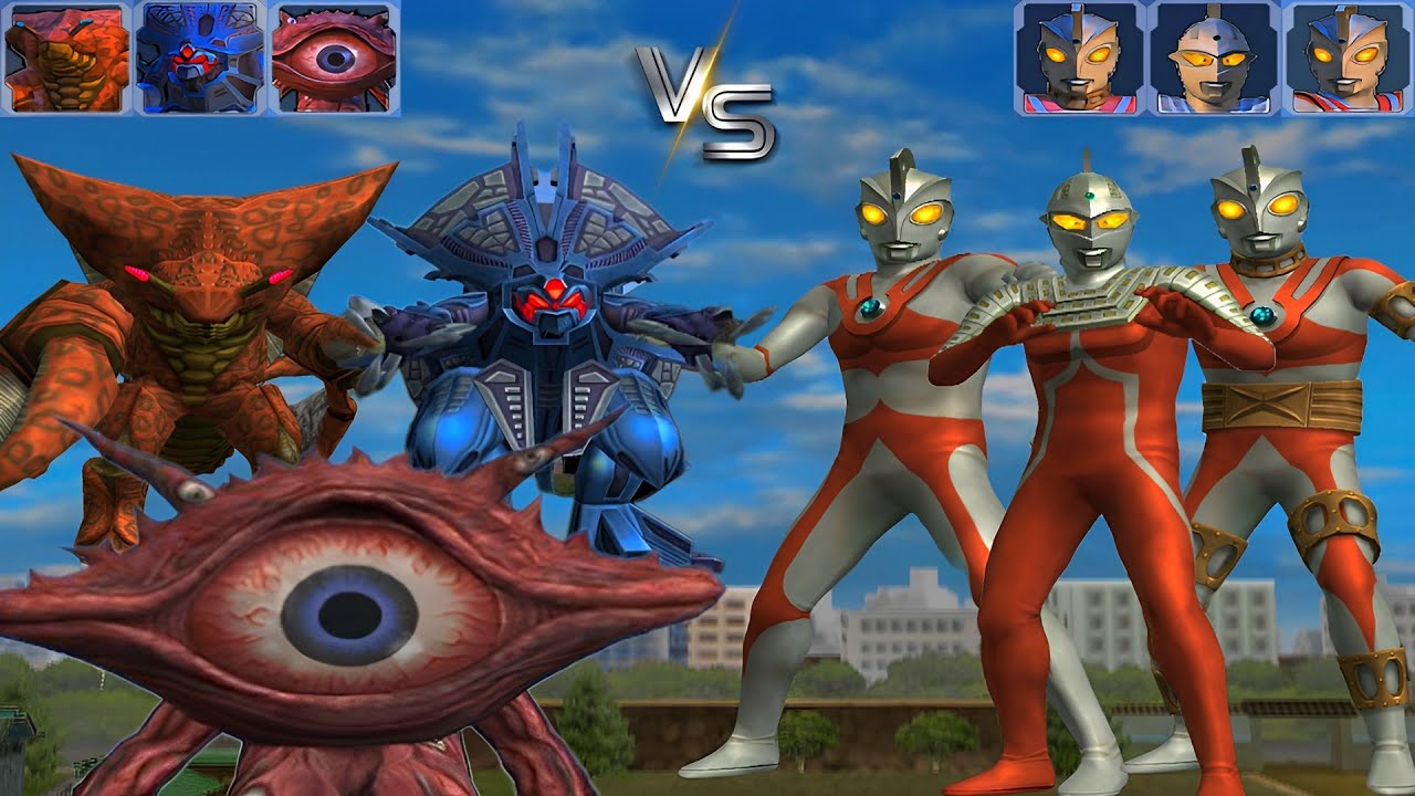 UFE3：Odd Eye Q/Rechubas/Bishop Groka VS ACE/UItra Seven/Ace Robot