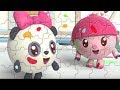 Пазлы Малышарики. Нюша и Пандочка испачкались в краске. Puzzle Malyshariki Video Game for Kids
