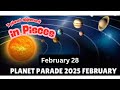 Planet Parade 28th February,  2025: Astrological insight for each zodiac sign