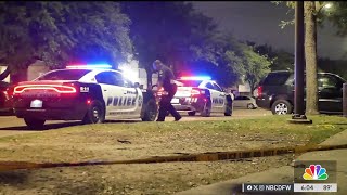 Dallas police search for suspects behind deadly townhome shooting