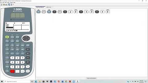 Mean and Standard Deviation of Discrete Probability Distribution on TI 30XS Multiview Calculator