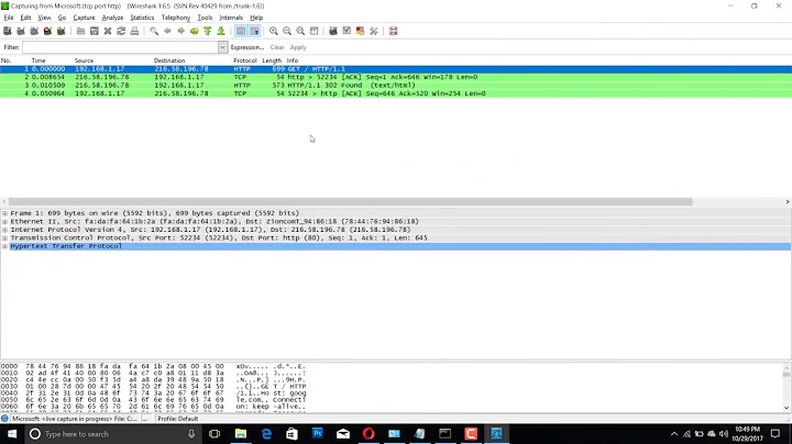 How to filter  all Http Traffic in Wireshark - Capture and display the packet