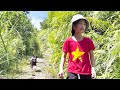 Han and Milu look for dog Lily - Cooking sticky rice - Ngoc Han's daily life