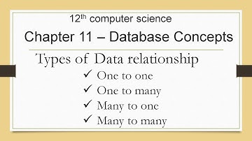 12th computer science chapter11| part 3| database concepts