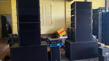 Bộ line array siêu víp. Nhìn như NEXO dàng cho anh em sự kiện chuyên nghiệp!...