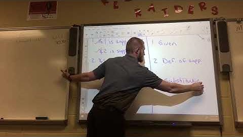 Geometry- 2.5 Proving Statements about Segments and Angles