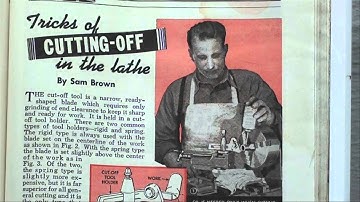 MACHINE SHOP TIPS #37 1/2 Part 4 Parting on the Lathe tubalcain