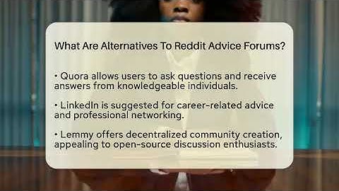 What Are Alternatives To Reddit Advice Forums? - Everyday-Networking