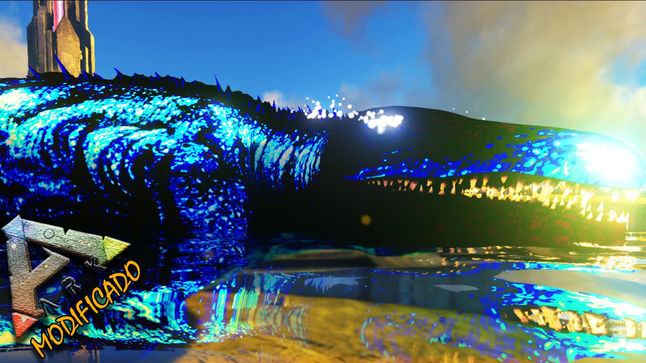 ARK SURVIVAL EVOLVED COM MODS #81 = MOSASSAURO BOSS ASSASSINO  (THE MORMAW) ‹ NERDRALLS ›