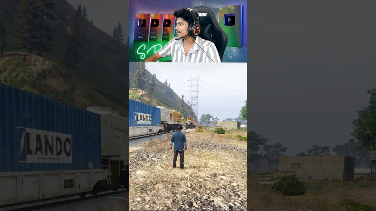 Gta 5 Train Vs Train 😮