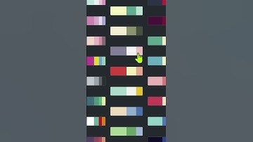 10-second video editing: Color Themes #miricanvas
