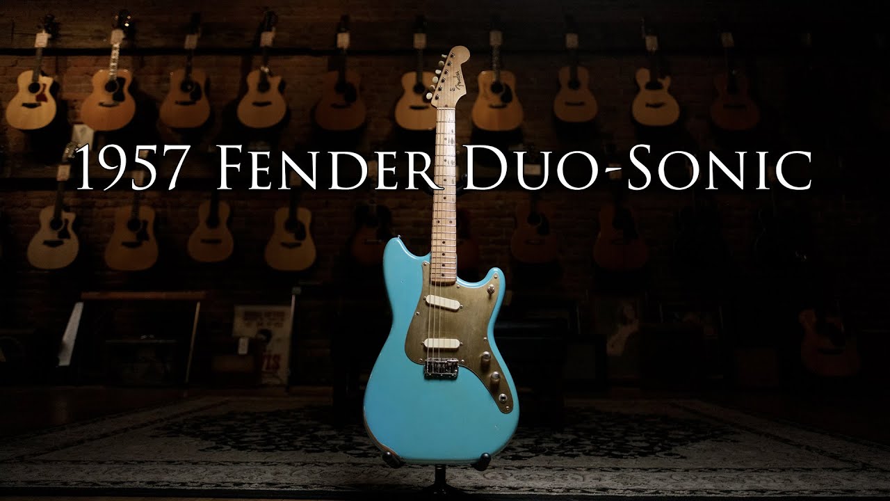 1957 Fender Duo Sonic - YouTube