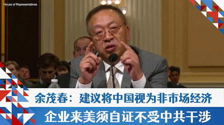 余茂春：建议将中国视为非市场经济  企业来美须自证不受中共干涉 - 天天要闻