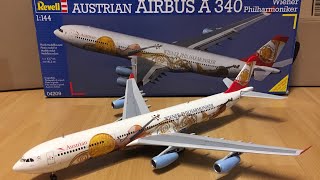 Assembly / Revell 1/144 scale Airbus A340-300 Austrian Airlines (Wiener Philharmoniker) / Zocker J