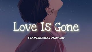 Video thumbnail of "SLANDER - Love is Gone(翻译) (抖音热门歌曲) (动态歌词/lyrics video）[I'm sorry, Dont leave me]"