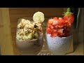 Чиа пудинг! Два любимых вкуса полезного десерта 🍌 🍓 🍫Готовим #домавместе с #ЧудоПечка