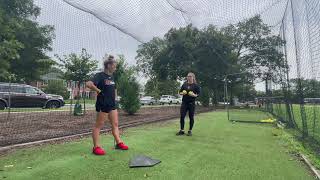 Open 45 Stance Drill (Front Toss)