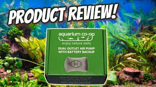 This Can Save Your Fish  Aquarium Coop Battery Air Pump Review
