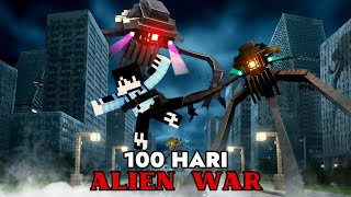 100 Hari Minecraft Alien War