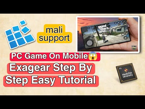 Easy Tutorial || Install Exagear Emulator And Play Any PC Games On Android  | Support Mali GPU