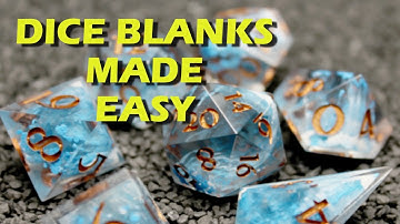 Using Shells and Blanks for Resin Dice!