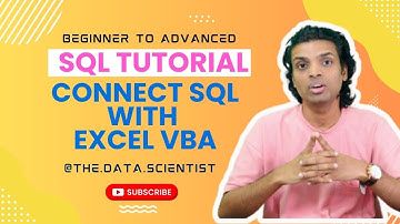 Excel VBA Macro to Get Data From SQL Server Database ( using ODBC and ADODB Connection )