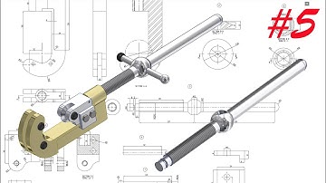Học inventor cơ bản: Vẽ máy cắt ống bằng inventor - Part 5