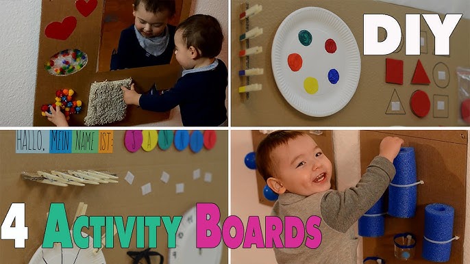 DIY Activities - 1-2 years old II Fun activities II Toddler Activities II  HappyHomeHappyLife 