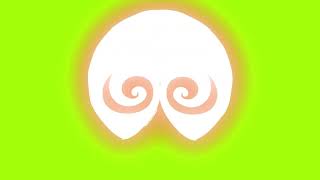 Gentle Swirling Organic Element on Green Screen | Abstract Motion Graphics Loop