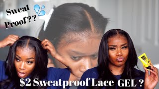 $2 SWEATPROOF LACE GEL?? What’s Tea Sis 👀 Ft. My First Wig | Laurasia Andrea Wigs